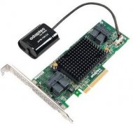 Adaptec RAID 81605Z SGL (Hybrid RAID 1, 10 RAID 0, 1, 10, 1E, 5, 6, 50 and 60, 16 ports int (4 SFF8643),1024 Cache,  кабель отдельно) , 